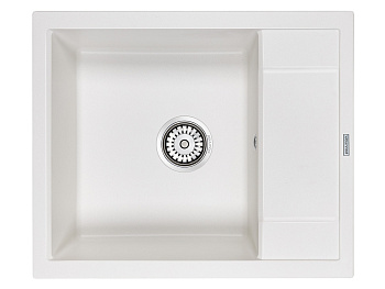 Кухонная мойка Paulmark FLUGEN 50-600 PM216050-WH 60х50 цвет белый